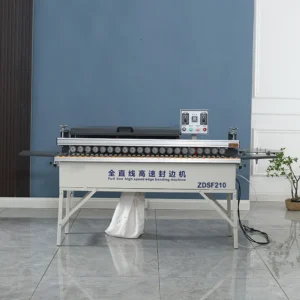 ZDSF210 High Speed Woodworking Automatic Portable Edge Bander Furniture Cabinet Wood Board MDF PVC Edge Banding Machine Price