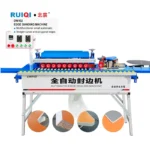 DW102 Woodworking PVC Edge Bander with Trimming Mini Automatic Edge Banding Machine for Sale thumbnail