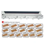 Soft Forming Edge Banding Machine16 Functions Auto Edge Veneer Banding Machine 985 Woodworking Furniture Machine for Cupboard thumbnail