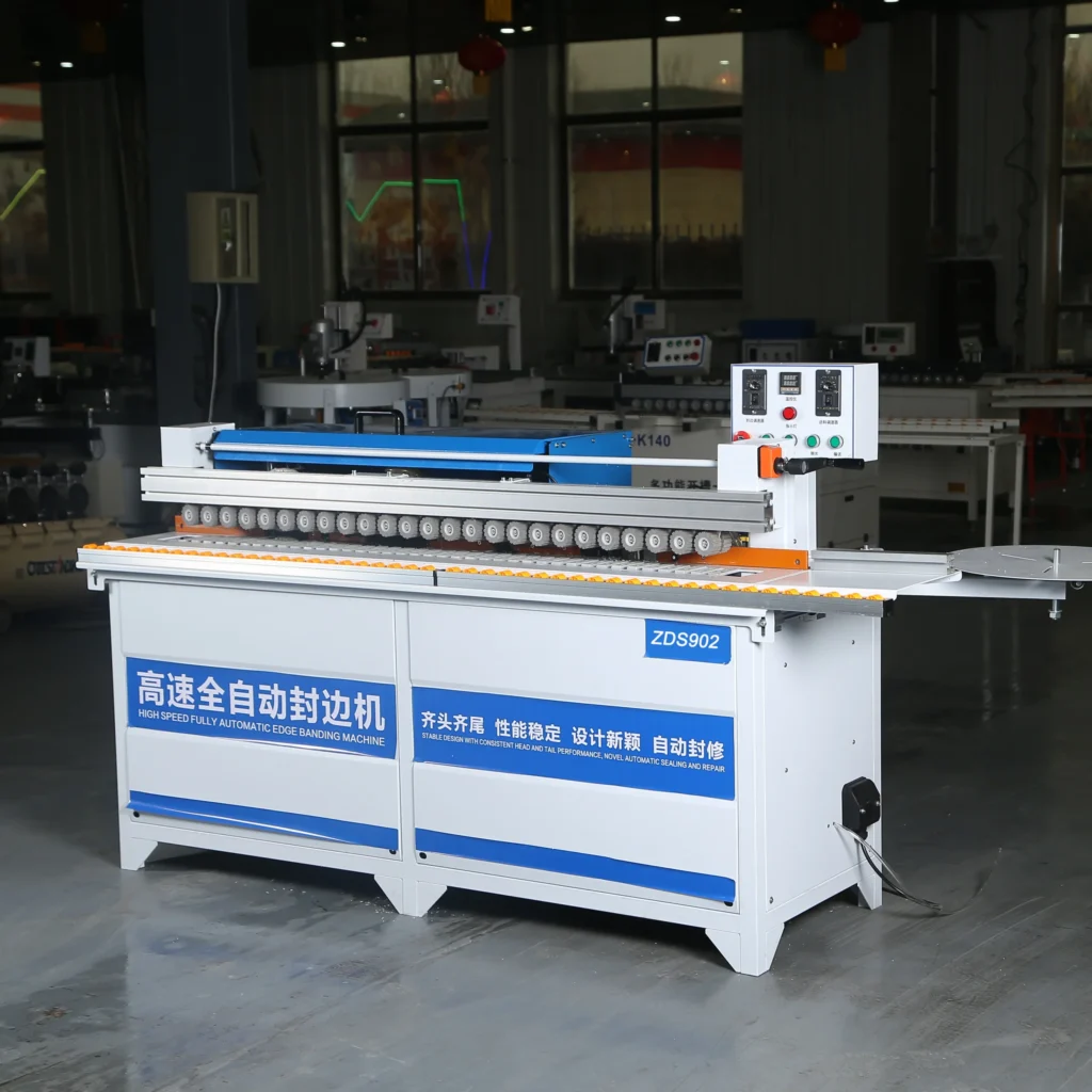 Hot Sale Double-Sided Gluing Small Medium Density Fiberboard Edge Banding Machine Trimming Machine Edge Banding Machine