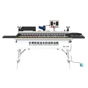 DW130 Fully Automatic Multifunctional Woodworking Edge Banding Machine New for Furniture Small Bevel Straight Edge Gluing