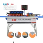 Furniture Automatic Straight DW400 Edge Banding Machine PVC Manual Straight Edge Bander Plywood Industries New Condition Sale thumbnail