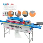 DW102 Automatic Woodworking Machinery China Feeding Corner Radius Trimming Equipment PVC Edge Banding Incl. Motor Bearing PLC thumbnail