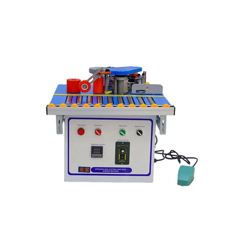 Mini Edge Banding Machine Portable Hot Melt Glue Applicator for Straight Curved Edge PVC ABS Wood Veneer