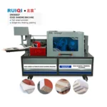 Full Automatic Cabinet Edge Bander Woodworking PVC MDF ABS Melamine Edge Banding Machine for Sale DW3600 thumbnail