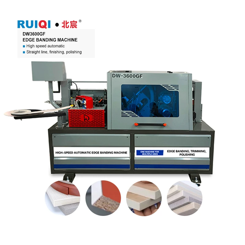 Full Automatic Cabinet Edge Bander Woodworking PVC MDF ABS Melamine Edge Banding Machine for Sale DW3600