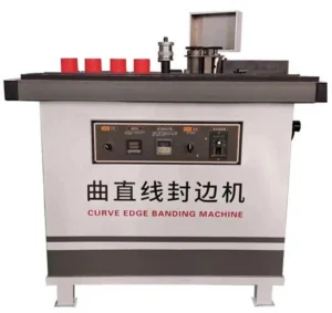 Double-Sided Glue Edge Banding Machine Is Used for Furniture Panels and Wooden Doors of Cabinets
