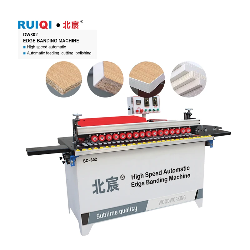 Automatic ABS Edging Machine Easy-to-Operate Furniture Making Edgebander with Core Motor Component