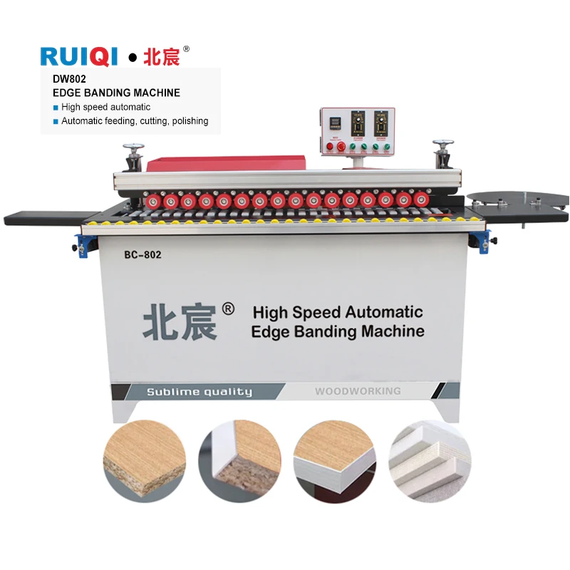 OEM Factory 45 Degree PVC Edge Banding Machine Core Components Including Motor Bearing PLC-Wood Edging Equipment