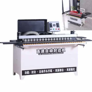 China Mini High Speed  Wood Based Panels Machinery Semi Automatic Portable PVC Edge Banding Machine Woodworking