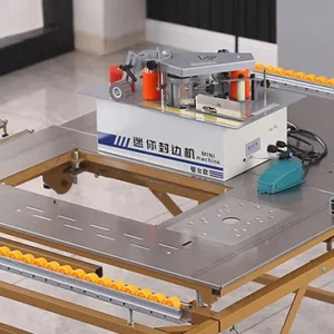 Hot Sale Small Portable  Mini Edge Banding Machine Woodworking Manual Edge Bander Automatic Cutting and Gluing